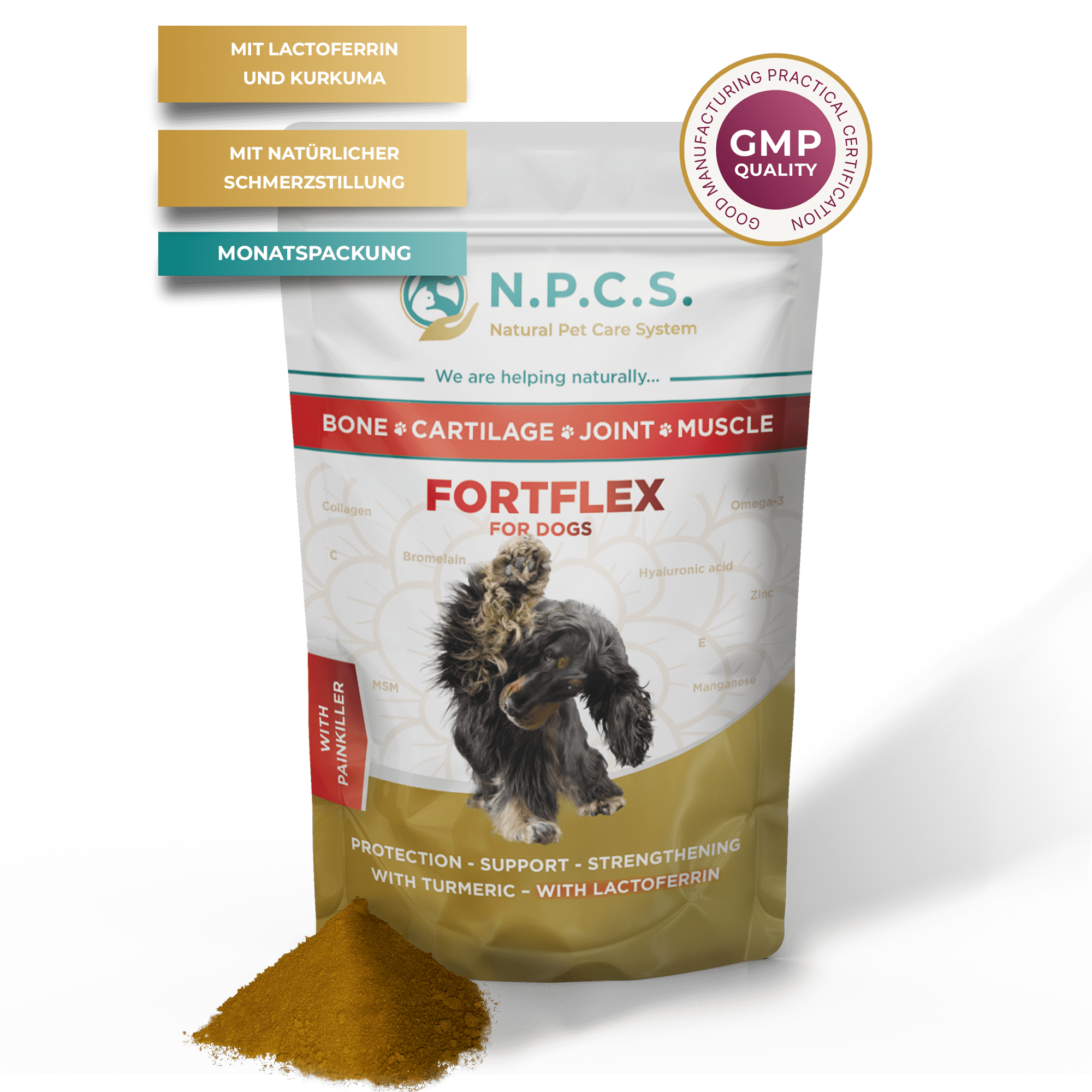 N.P.C.S. FORTFLEX - Knochen, Knorpel, Gelenke, Muskeln (MIT NATÜRLICHER SCHMERZLINDERUNG), 50g