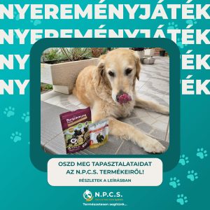 Nyerj nagy értékű prémium N.P.C.S. egészségcsomagot - Oszd meg tapasztalataidat a Natural Pet Care System termékeiről!