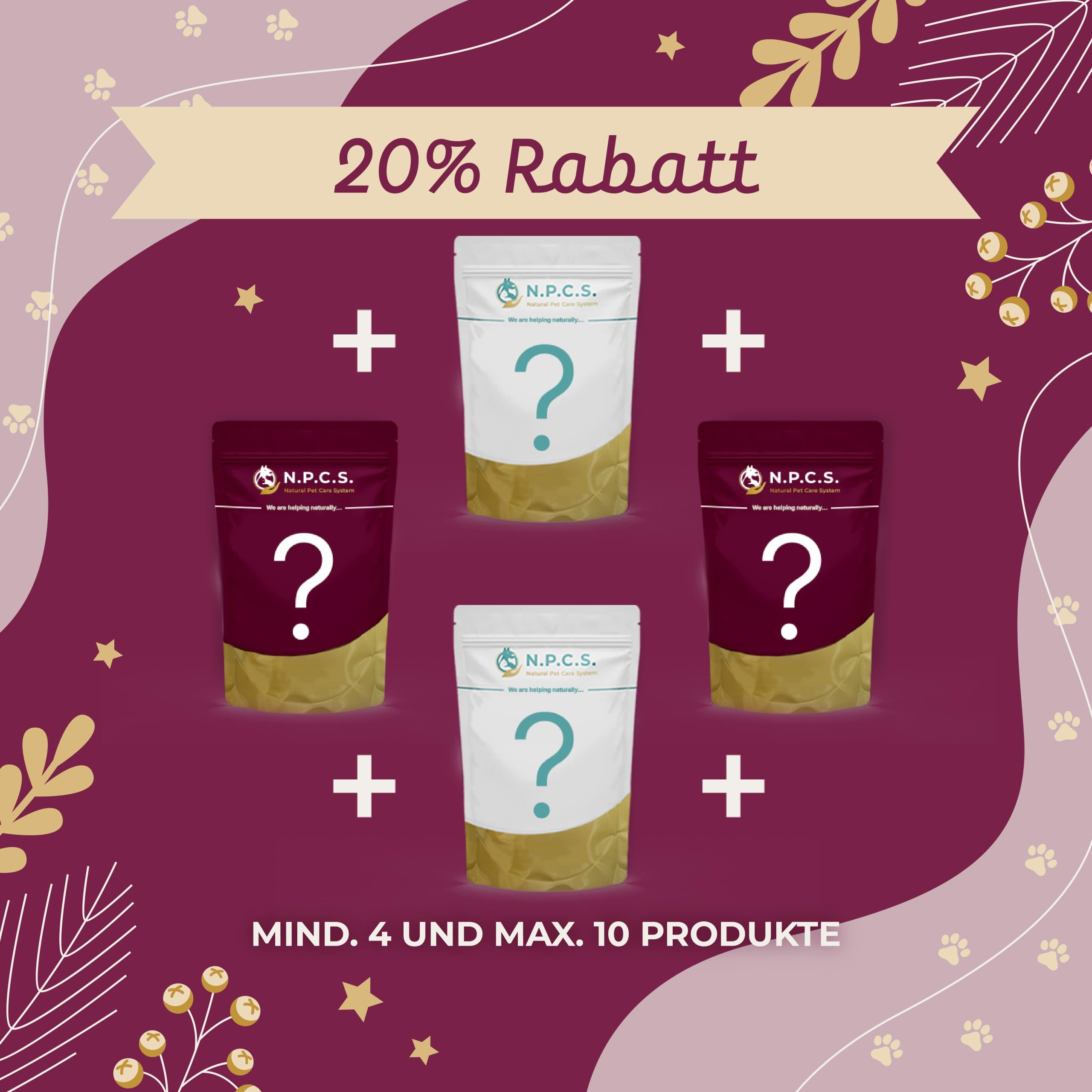 Festliche Premium „Wähle selbst” Paket (4-10 Produkte) – mit 20% Rabatt